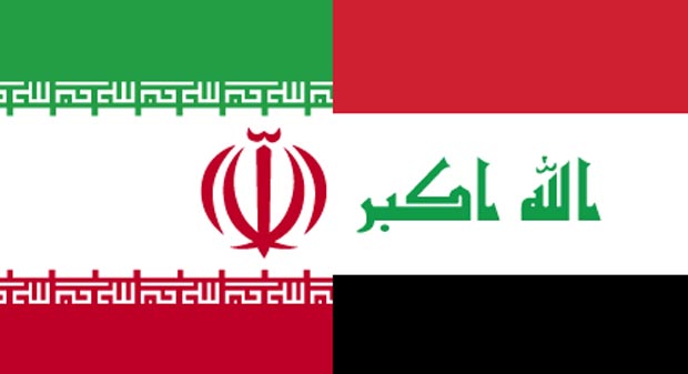 IRAN-IRAQ-FLAGS